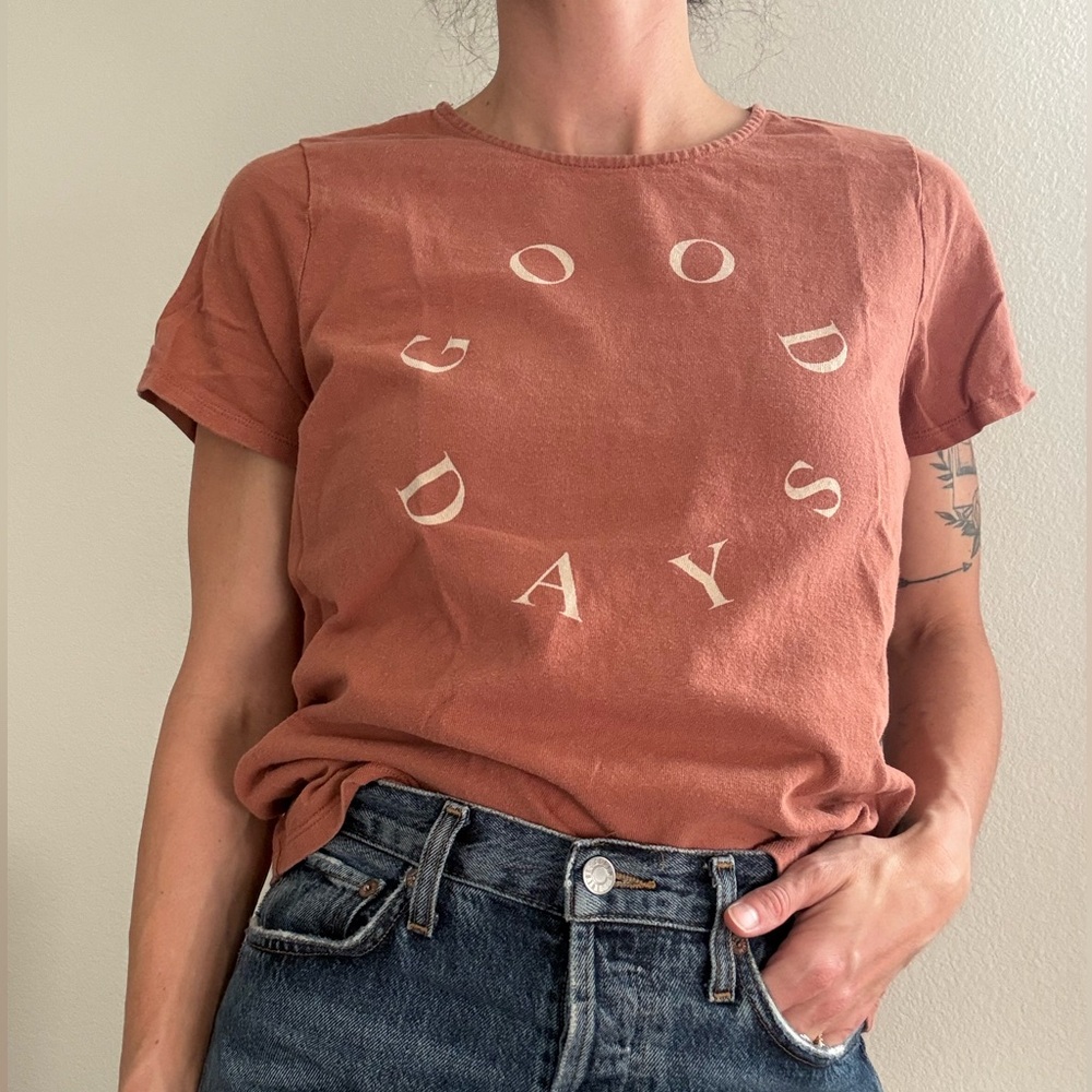 Madewell Good Days Rust Graphic Tee